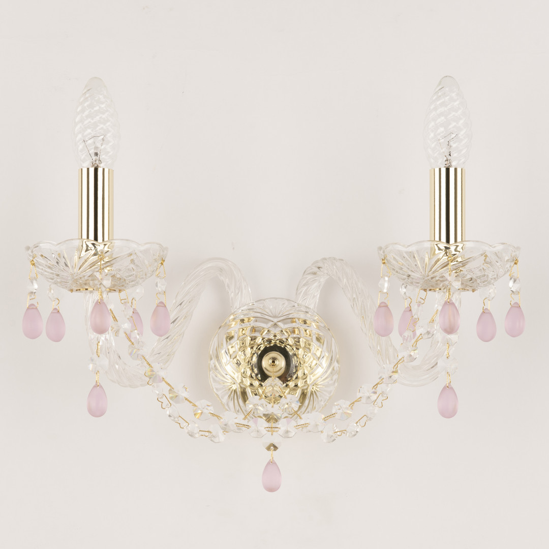 Бра хрустальные 112B/2/165 G V7010 Bohemia Ivele Crystal