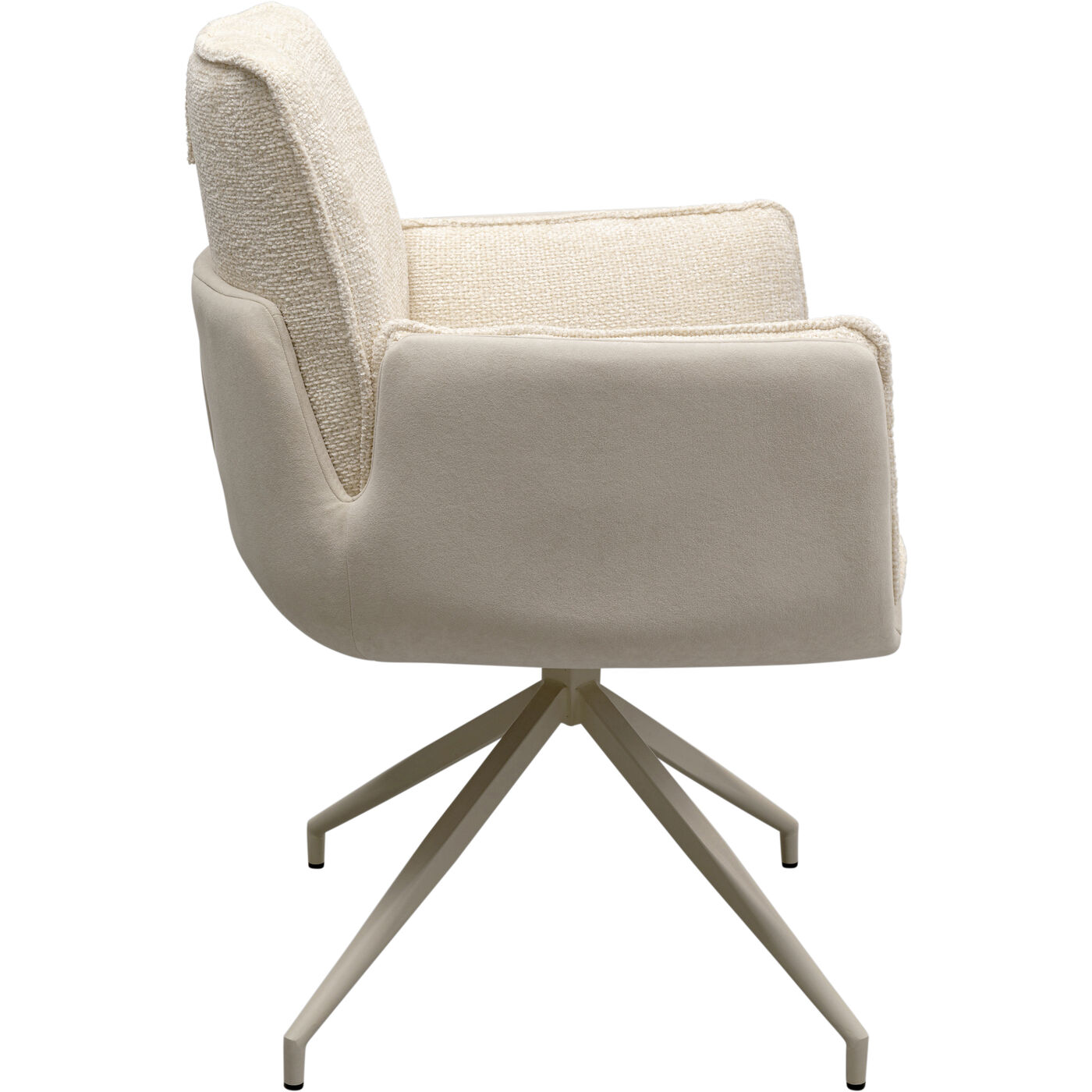 Кресло вращающееся Hilla White KARE 70255