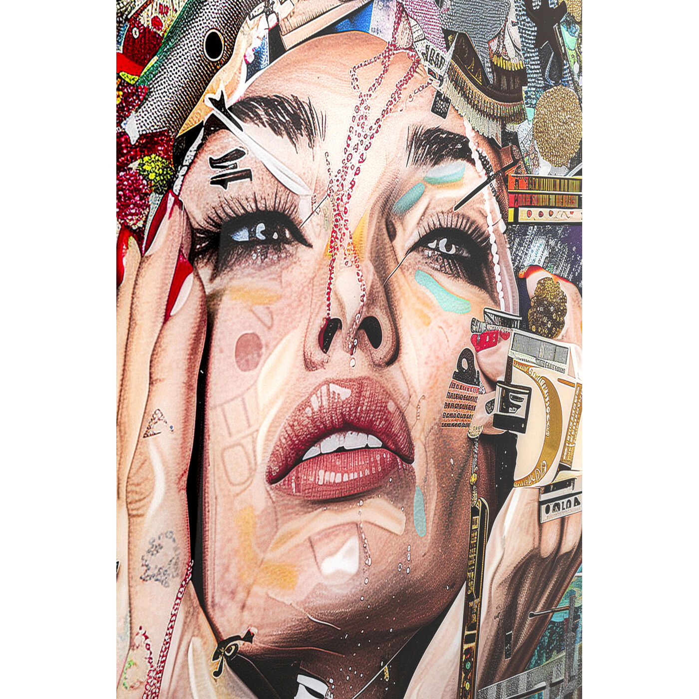 Картина стеклянная Artsy Portrait Front 80x120cm KARE 57670