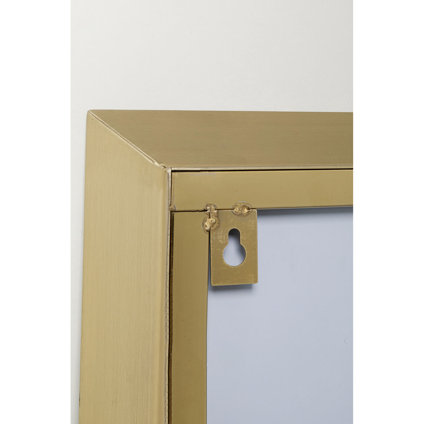 Зеркало настенное Arezzo Brass Trapez 65(45)x160 см KARE 87854