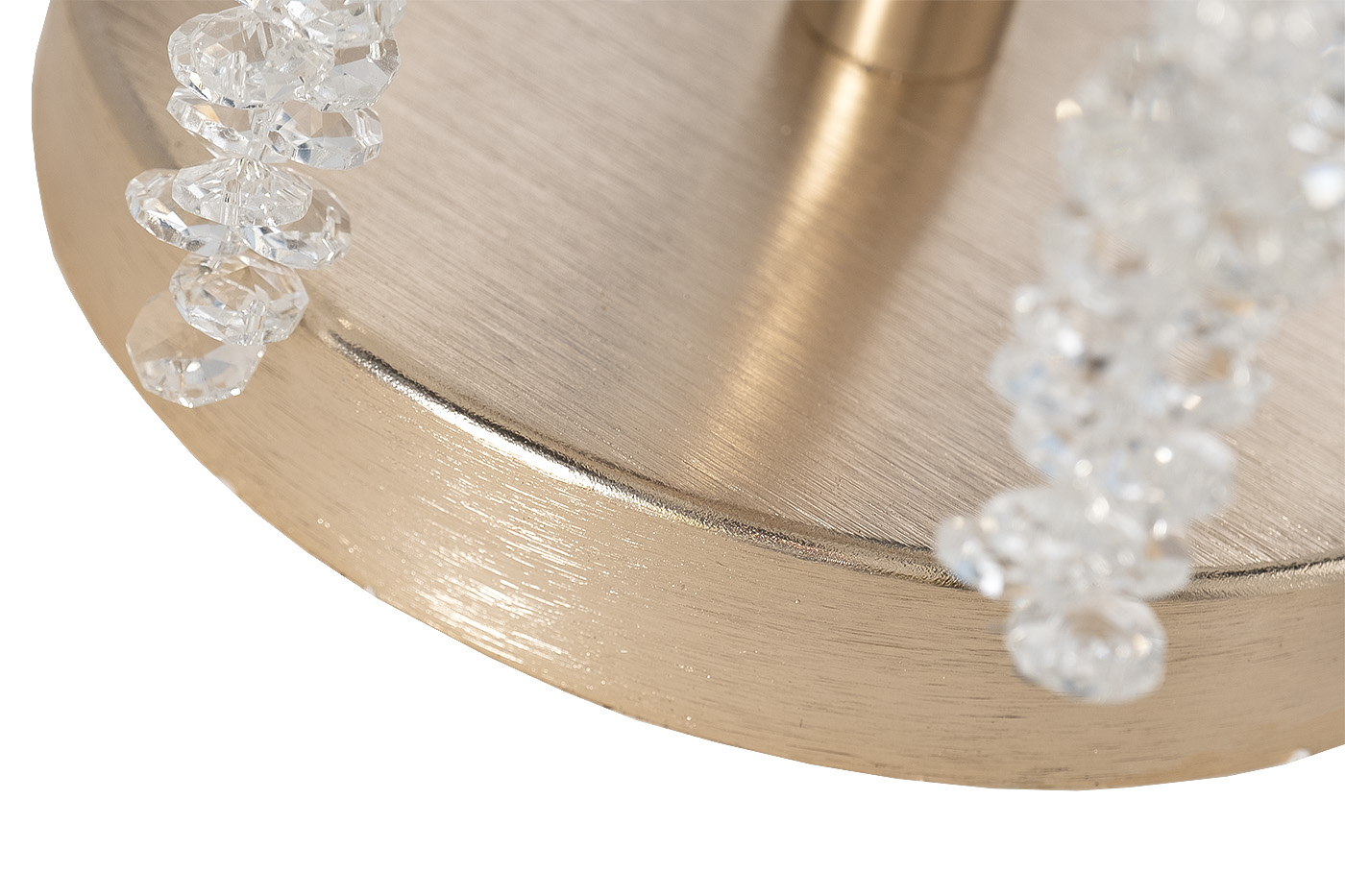 Лампа настольная со стеклянными подвесами Garda Decor 62GDA-8086TL