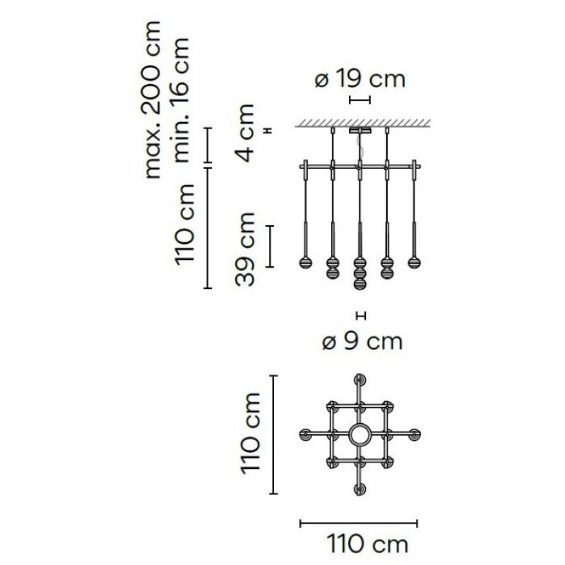 ПОДВЕСНОЙ СВЕТИЛЬНИК  VIBIA Algorithm 0860