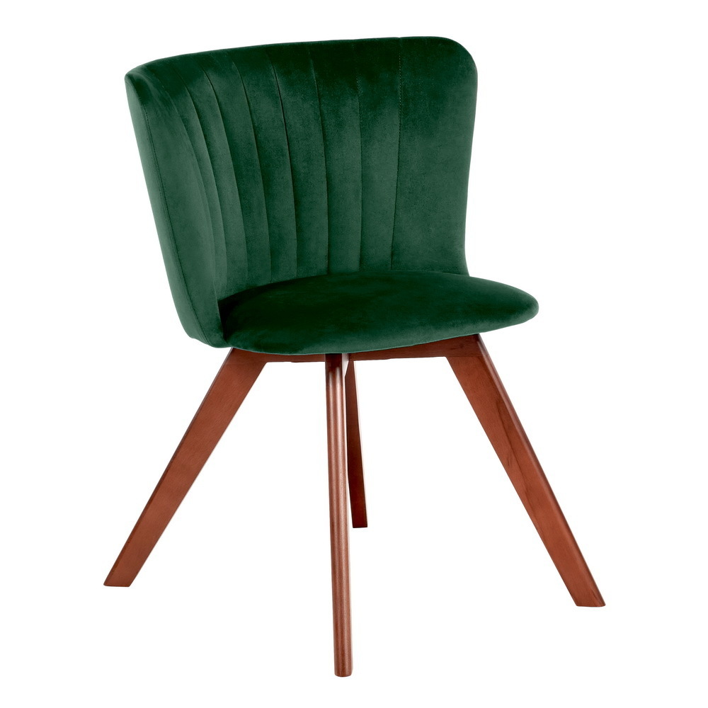 Стул Bella зеленый, темный орех Bradex Home RF 0071