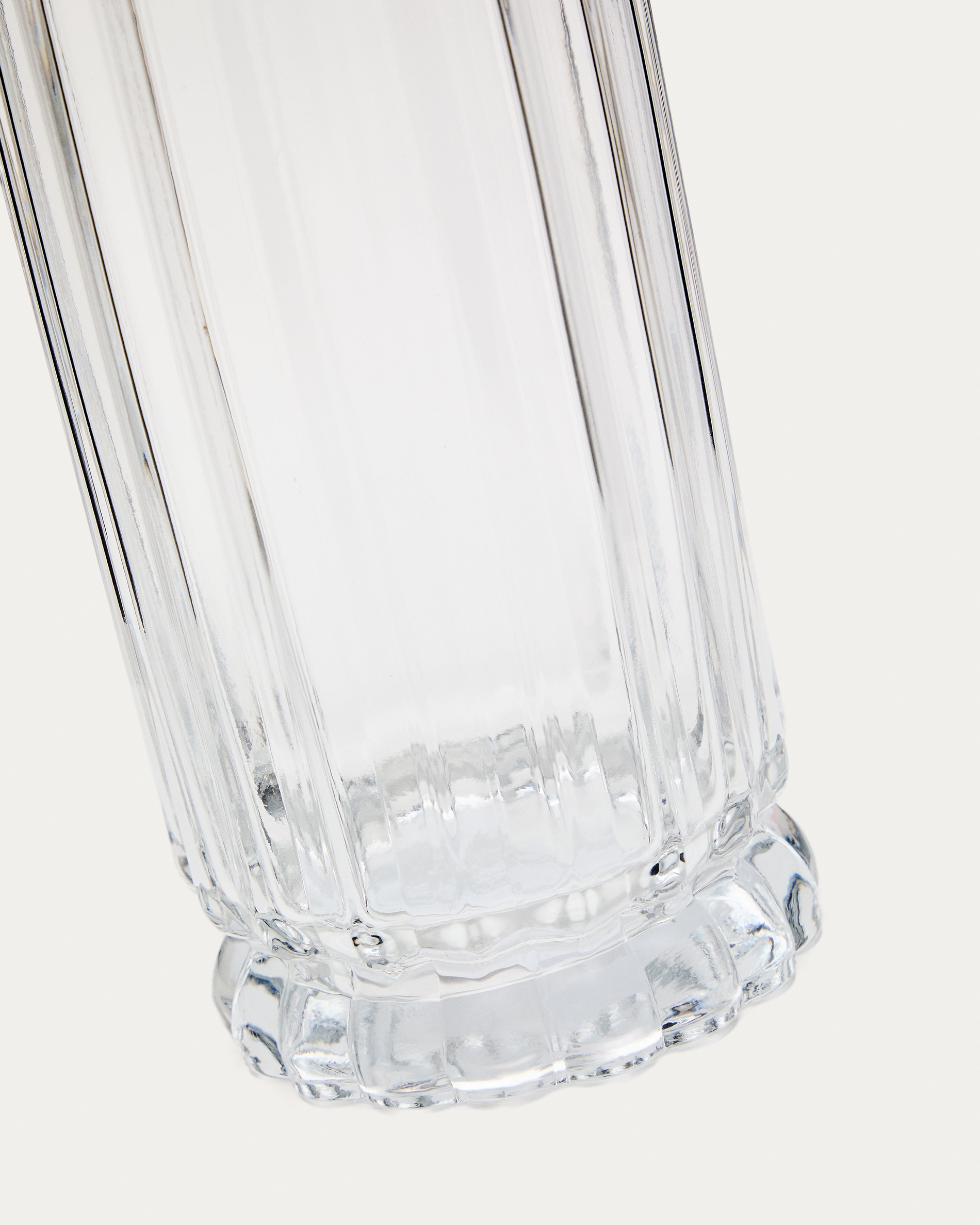 Ваза Neblan прозрачная стеклянная 25,5 см La Forma (ex Julia Grup)