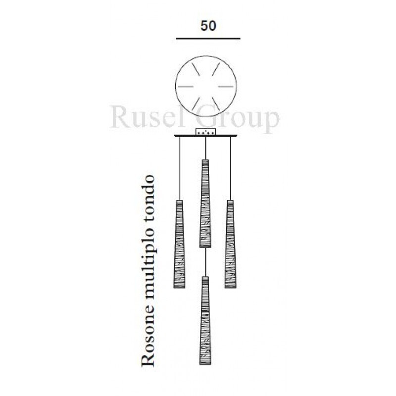 Подвесной светильник Foscarini Tress Stilo sospensione
