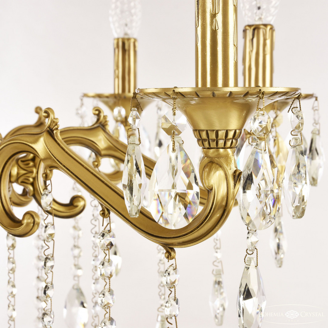 Люстра бронзовая с хрусталём 73102/8/210 B FP