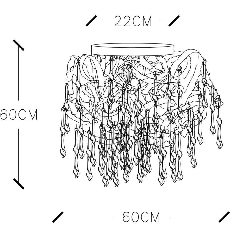 Накладная люстра Divinare 3150/16 PL-6