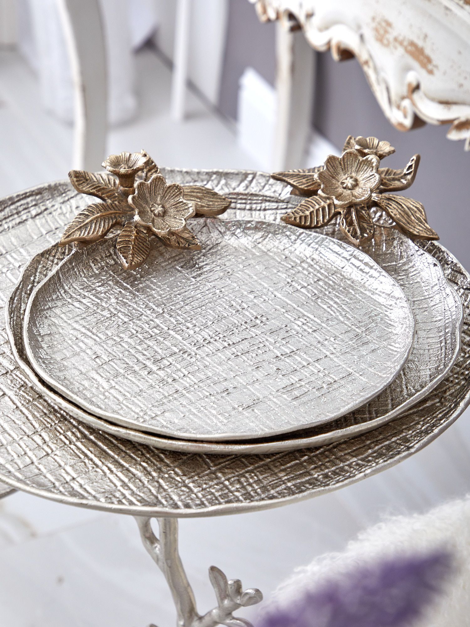 Поднос декоративный Флора Glasar D5575