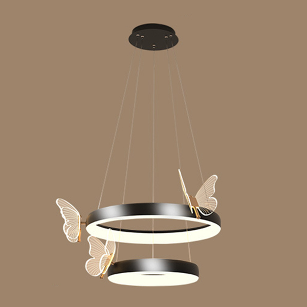 Подвесная люстра BABETTA D B D60+80 Black by ImperiumLoft