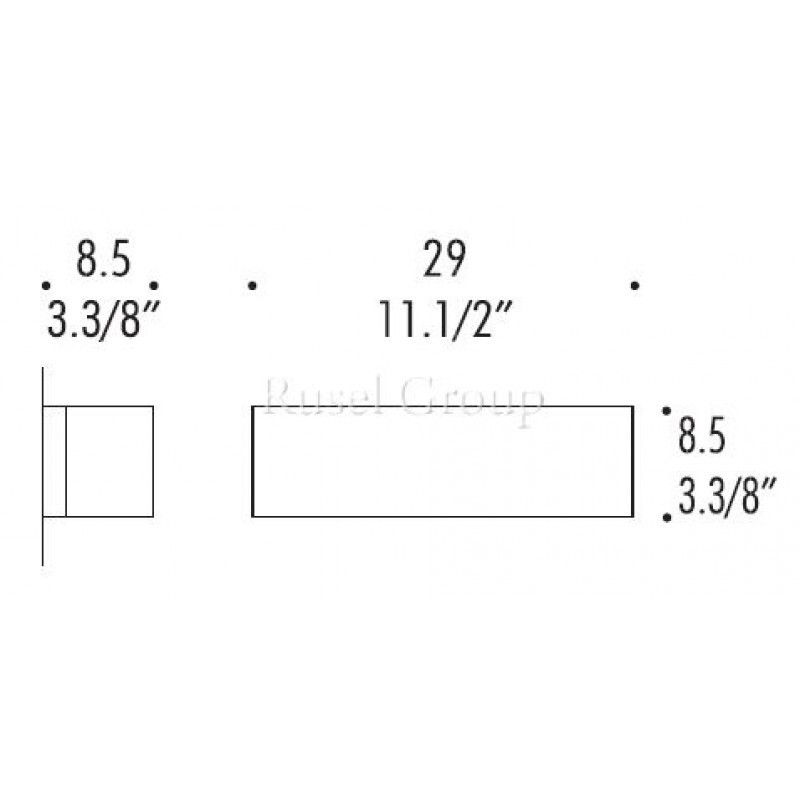 Настенный светильник LEUCOS BLOCK P29