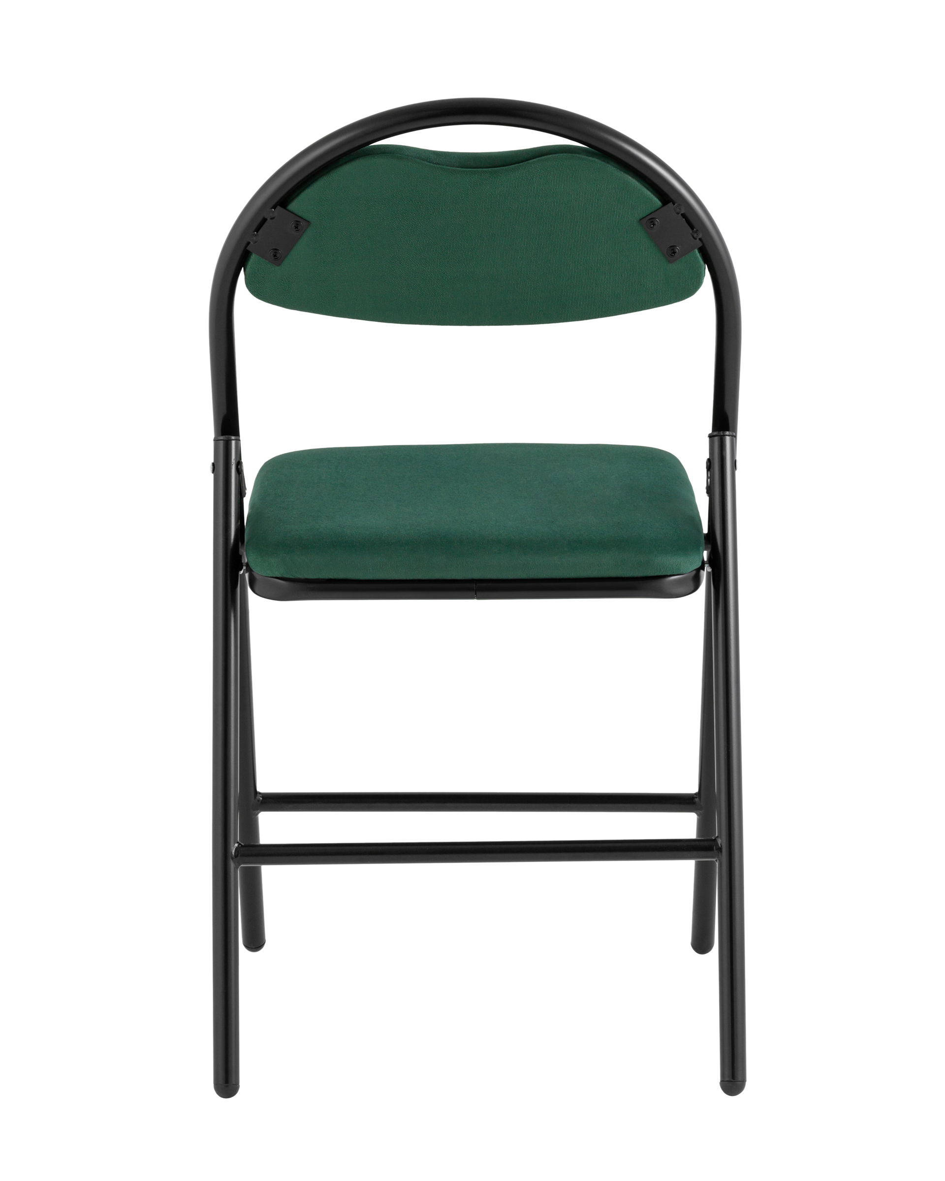 Стул складной Hagen велюр зелёный каркас черный Stool Group