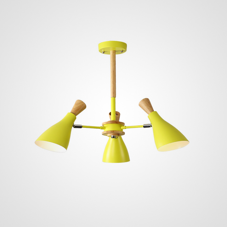 Люстра на штанге TUNE L3 Yellow by ImperiumLoft