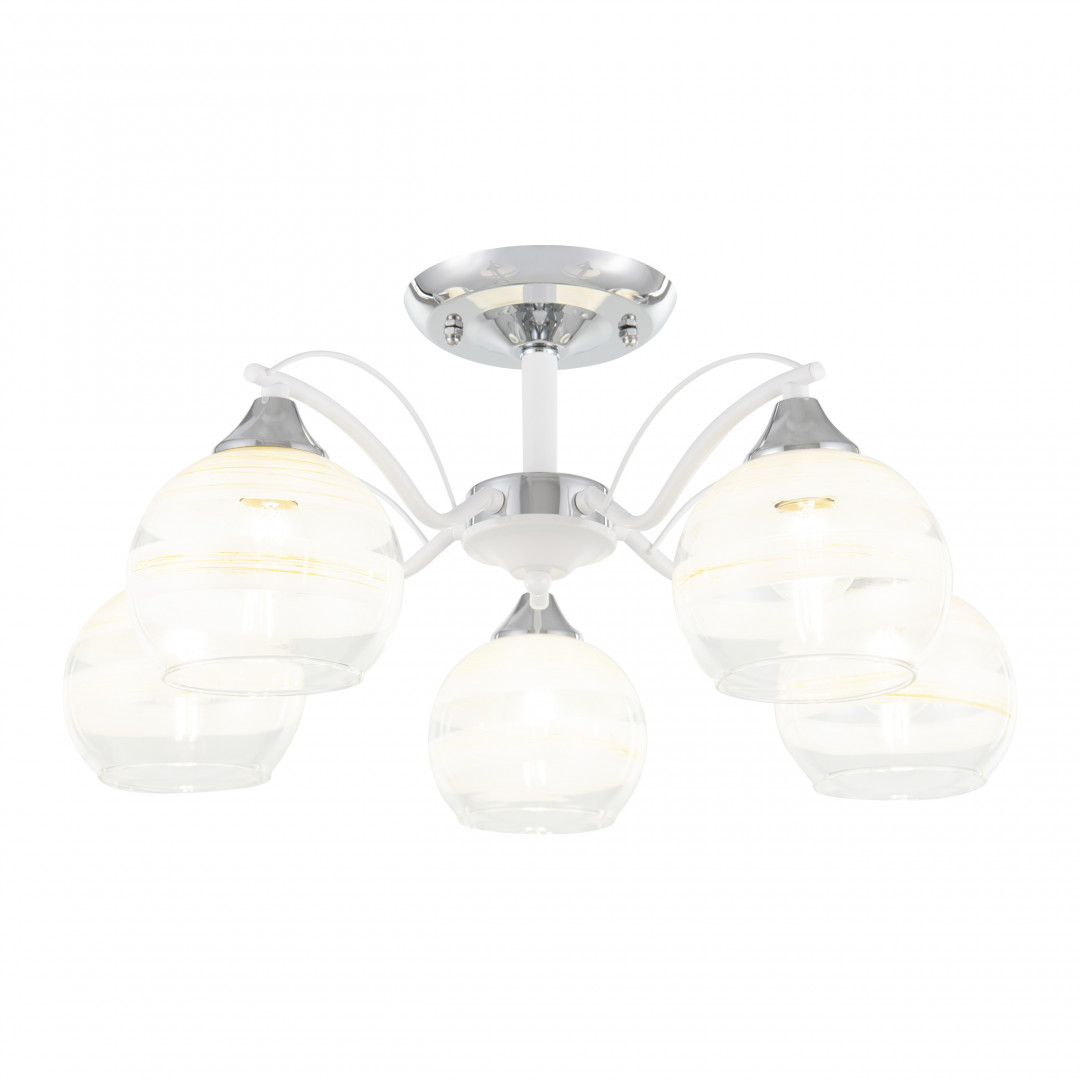 Люстра с плафонами 326503/5 CR+WH Arte Milano