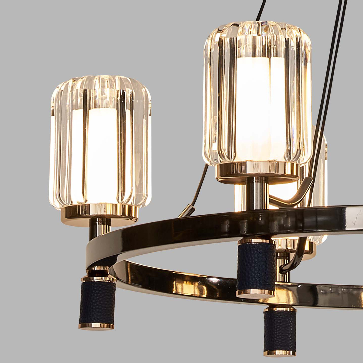 Люстра Delight Collection P0738-6A gold/pearl black