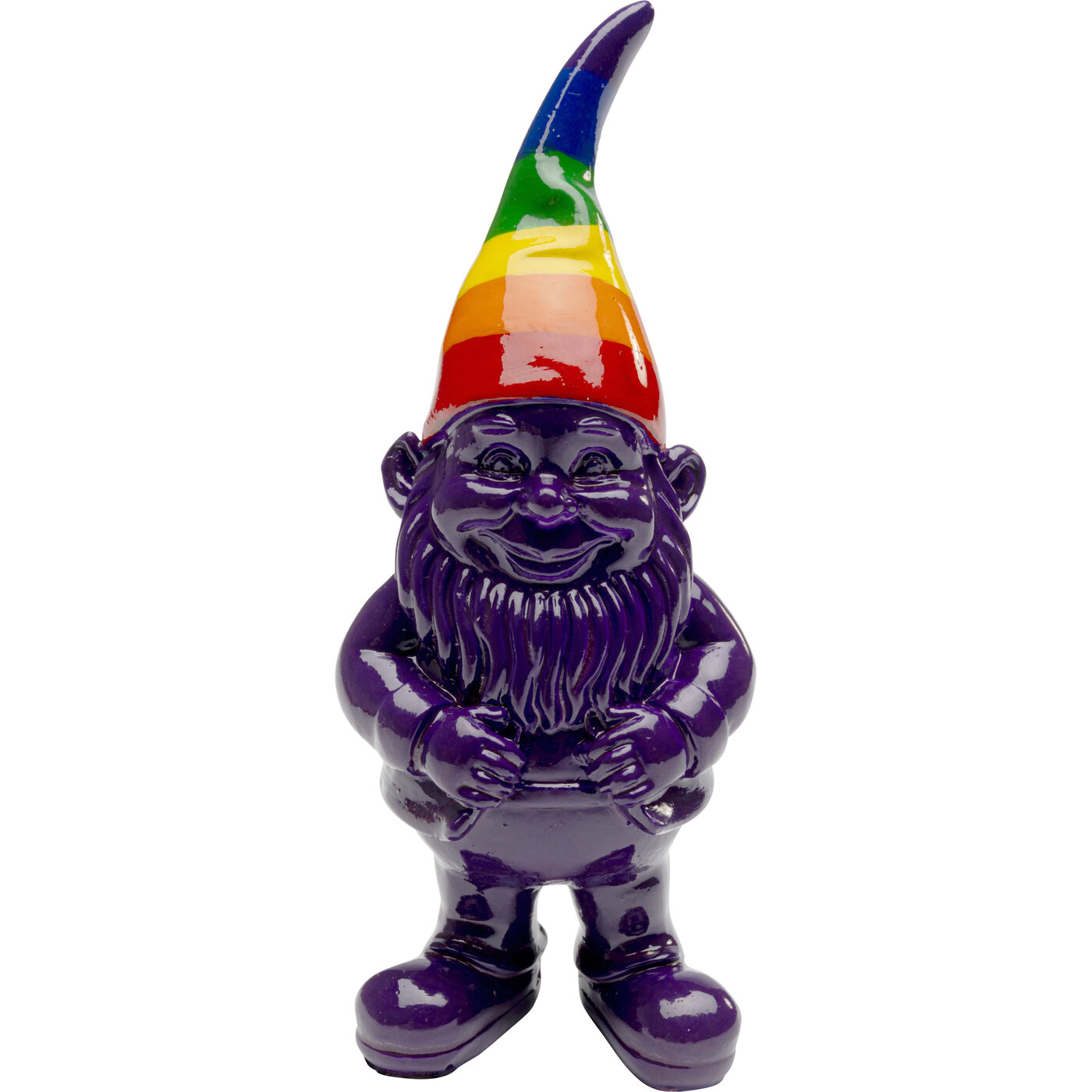 Фигура декоративная Gnome Standing Rainbow Purple 11cm KARE 56642