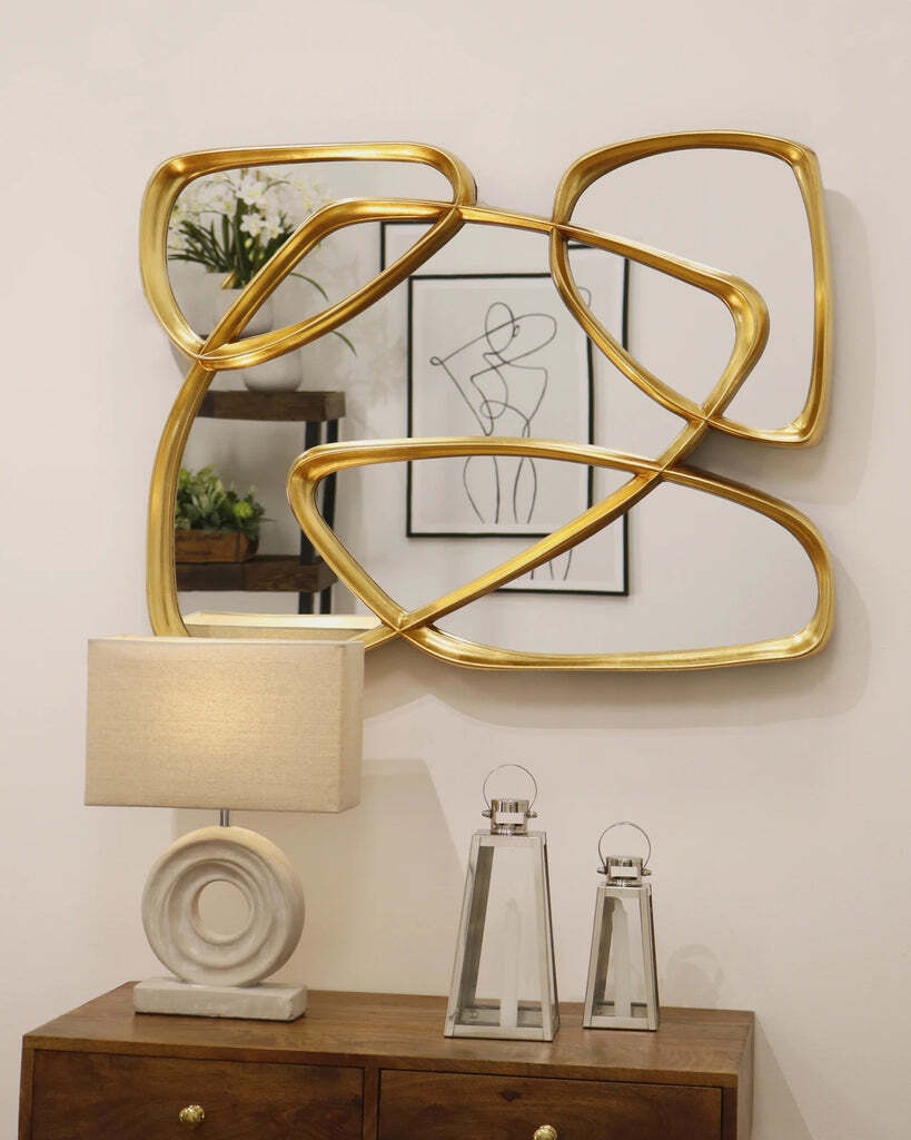 Зеркало в золотой раме Луар Louvre Home LH611G