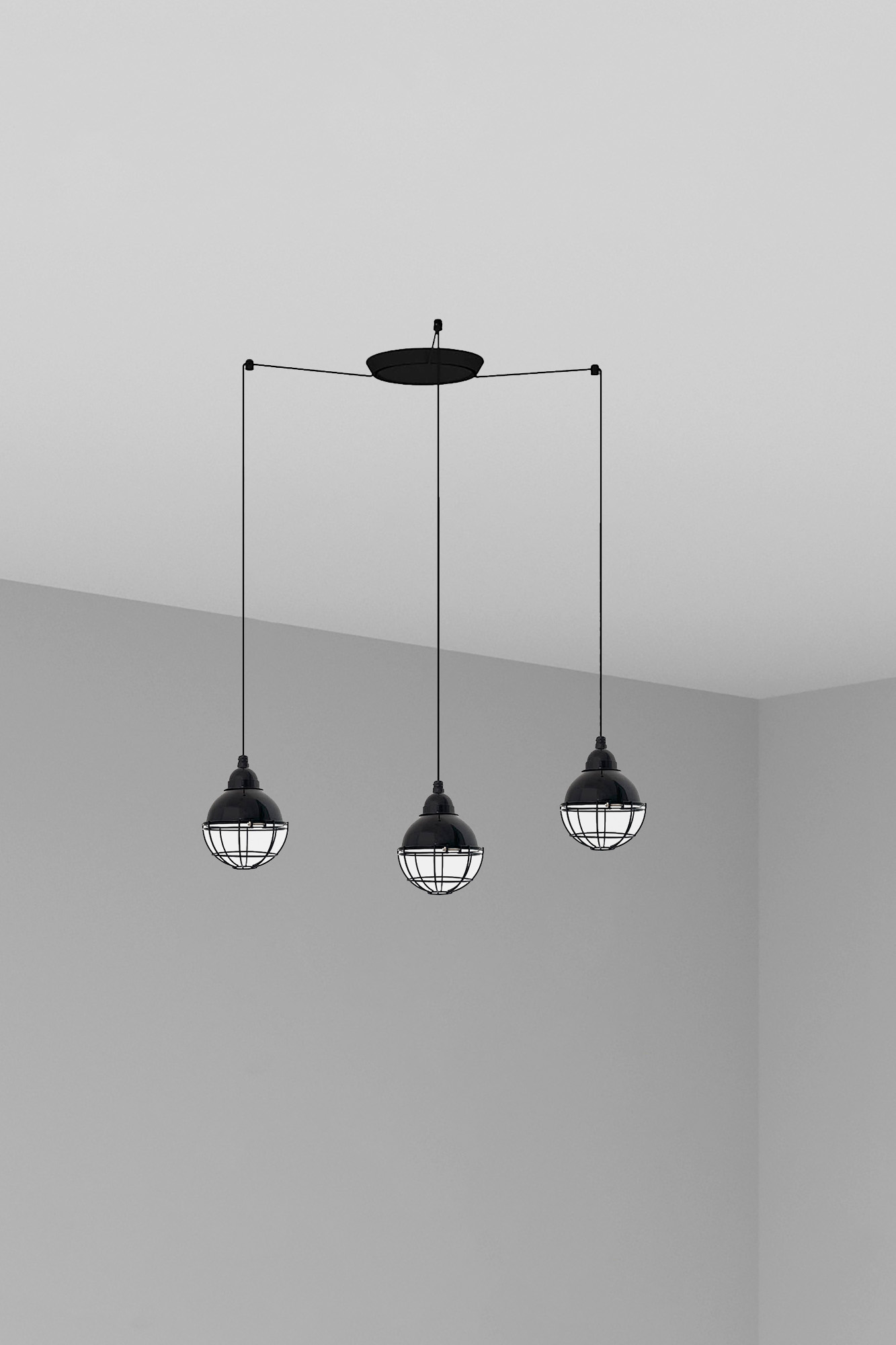 Люстра Claire 3L черный Faro