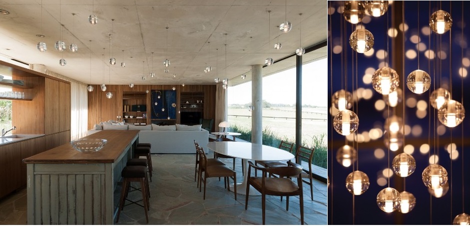 Светильник Bocci 14.1 Single Bubbles Led Crystal Glass 1 Ball By Imperiumloft