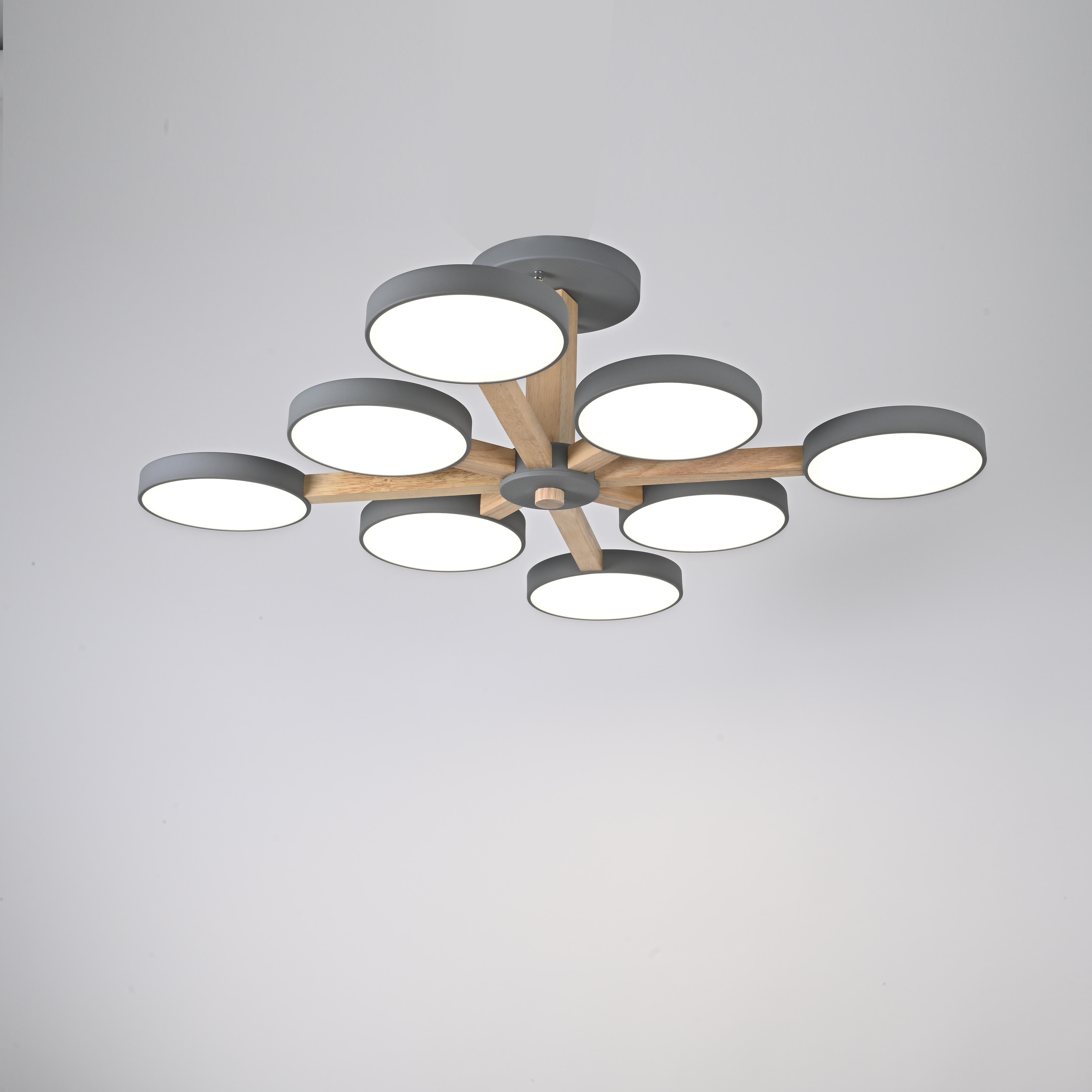 Потолочный светильник TURNA L8 Grey by ImperiumLoft