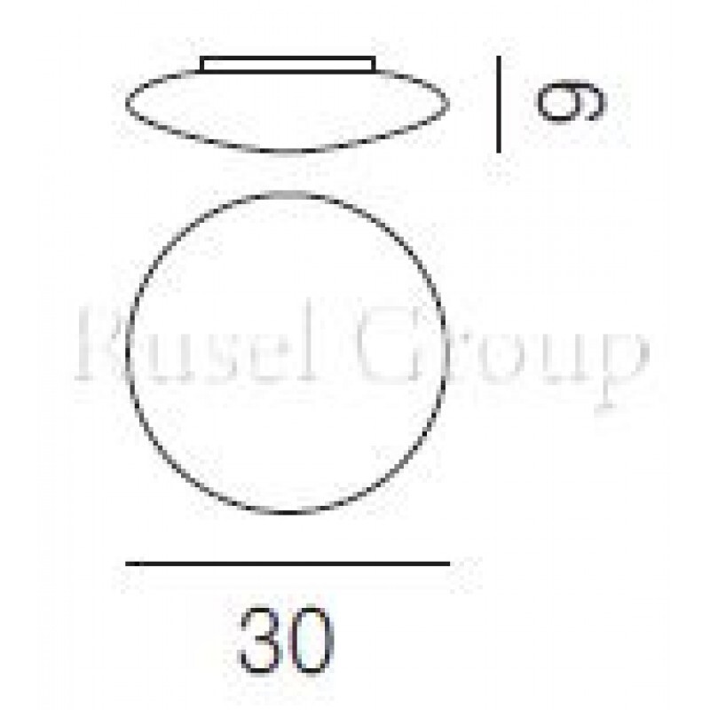 Потолочный светильник Vistosi SABA PP 30