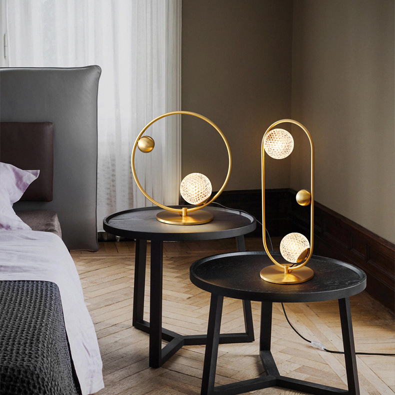 Настольная лампа HOOP TAB LUX D22 by ImperiumLoft