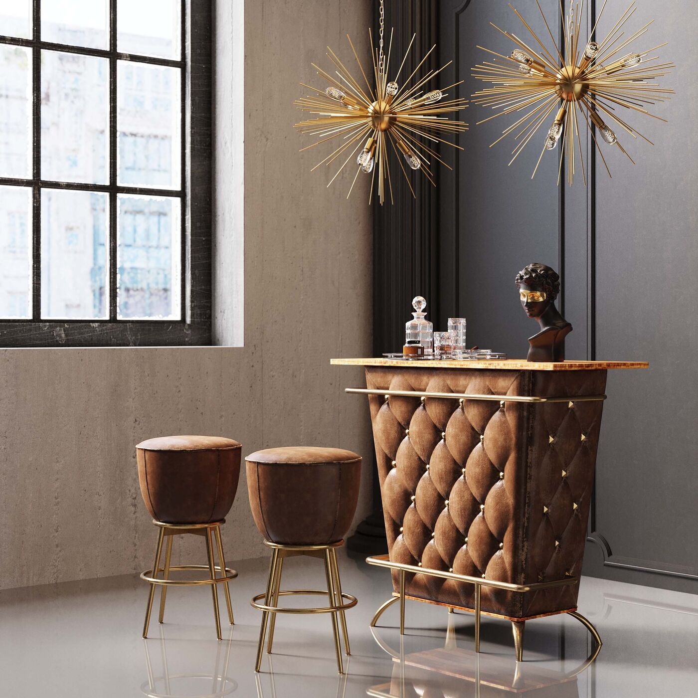 Стойка барная KARE Lady 77146