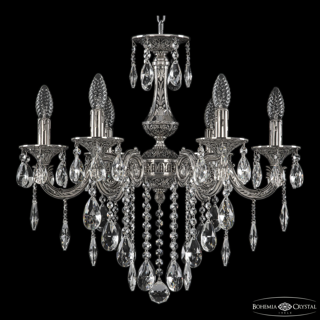 Люстра бронзовая с хрусталём 71101/6/175 B NB