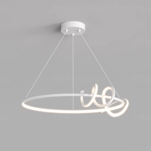 Кольцевая люстра RAFFEL D80 White by ImperiumLoft