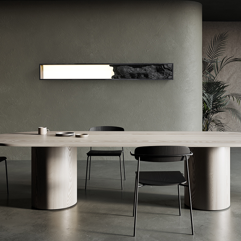 Настенный светильник ALBA L120 Light brown by ImperiumLoft