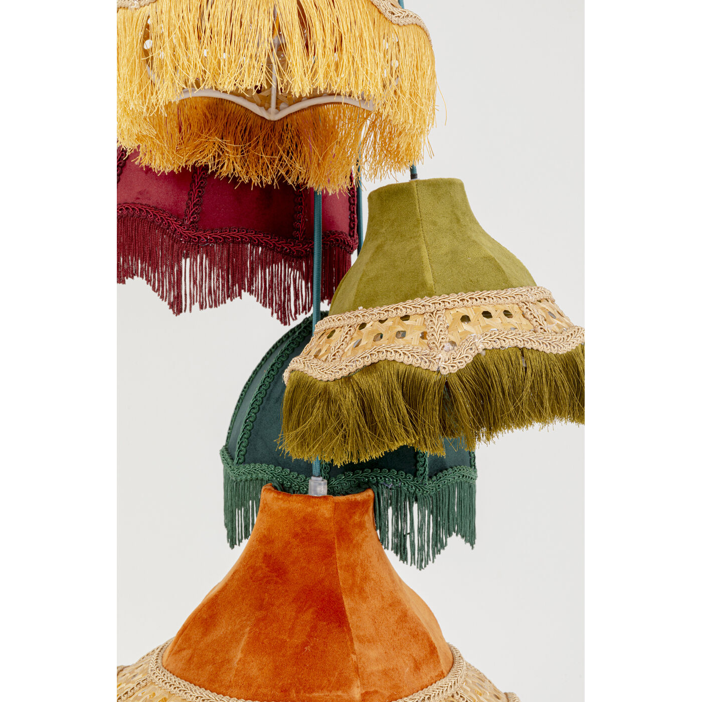 Светильник подвесной Saloon Fringes 5-lite KARE 57466