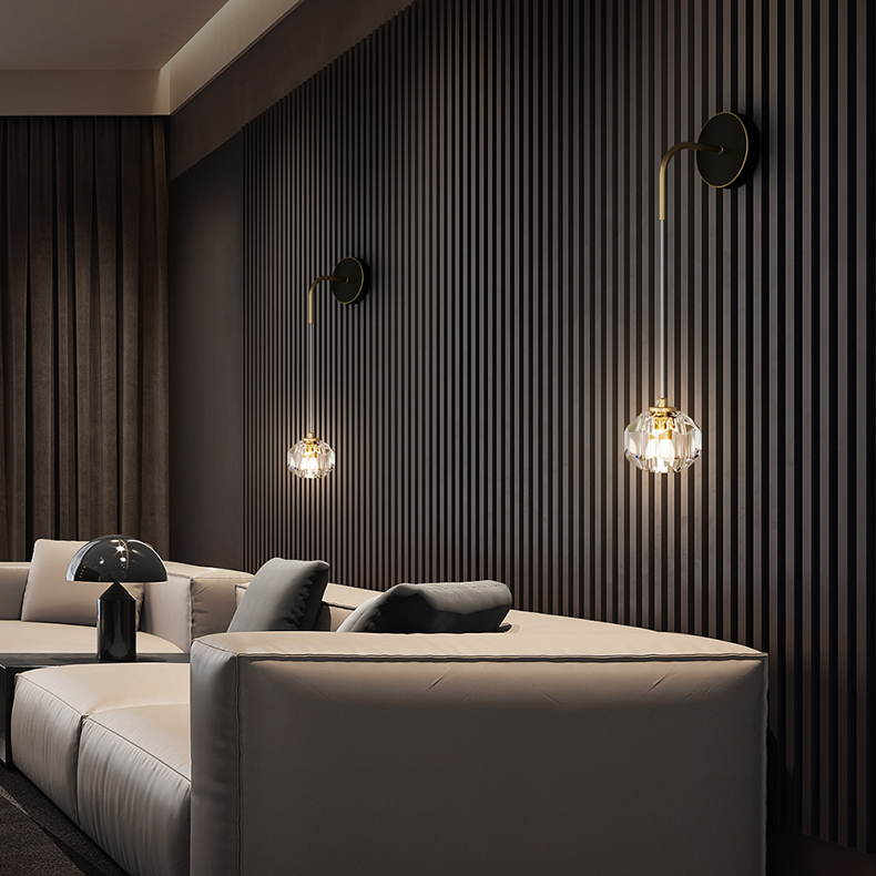 Настенный светильник BIANCA WALL Black by ImperiumLoft