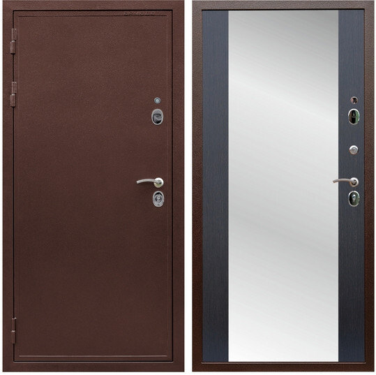 Дверь входная Graf Престиж Антик медь / МДФ 16 мм СБ-16 Венге