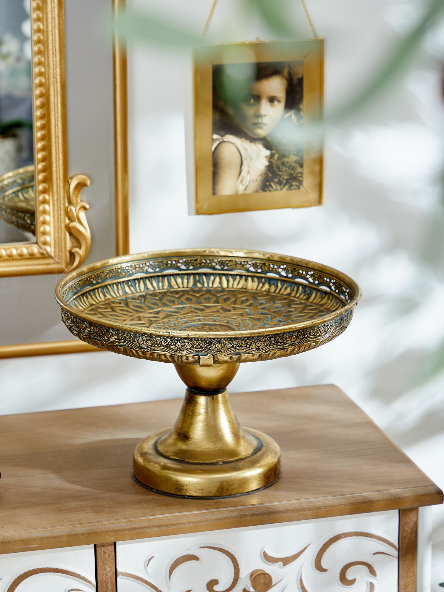 Блюдо на ножке Алжир Glasar 57-281