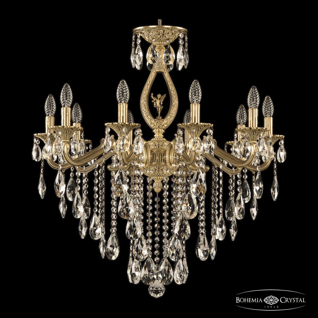 Люстра бронзовая с хрусталём 72402/10/250 B FP FA5S