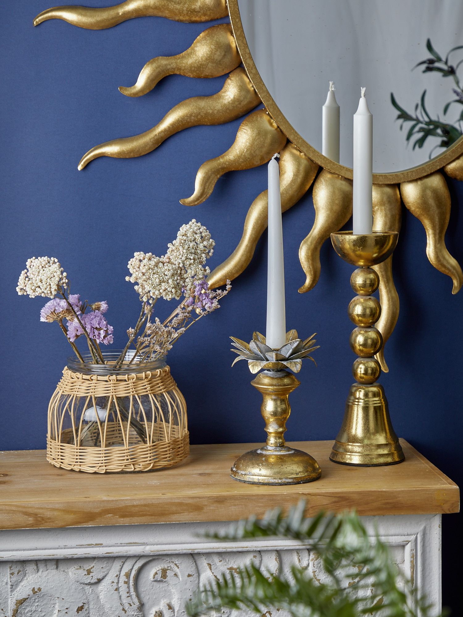 Ваза стеклянная с плетением Glasar 57-346