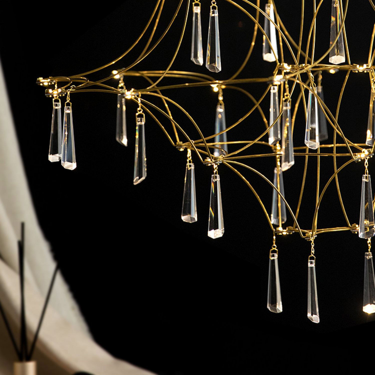 Подвесная люстра MARQUISE D80 Chrome by ImperiumLoft