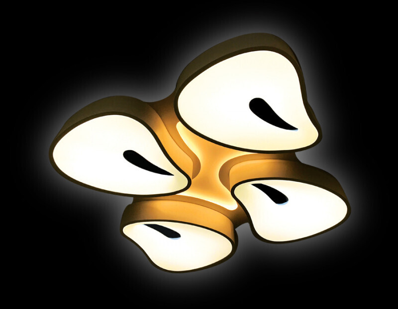 Накладной светильник Ambrella FG2084 WH 128W+24W D770*770