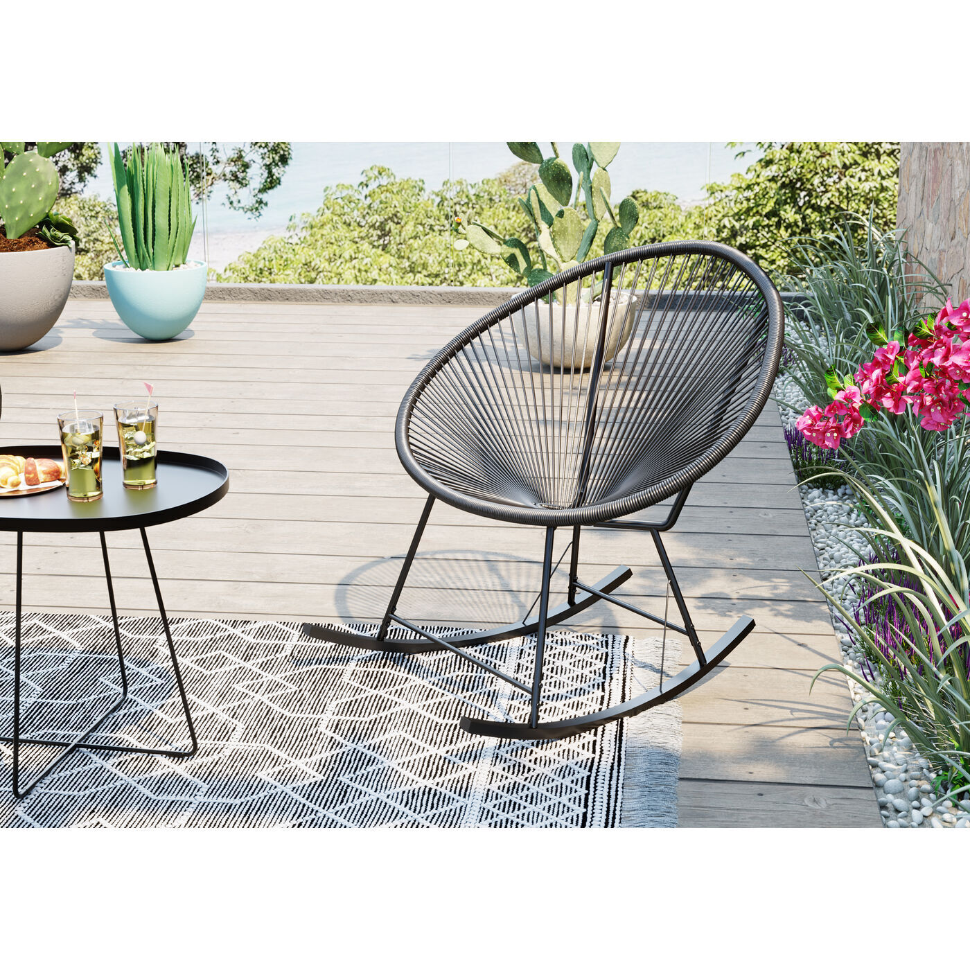 Кресло-качалка KARE Akapulco 86872