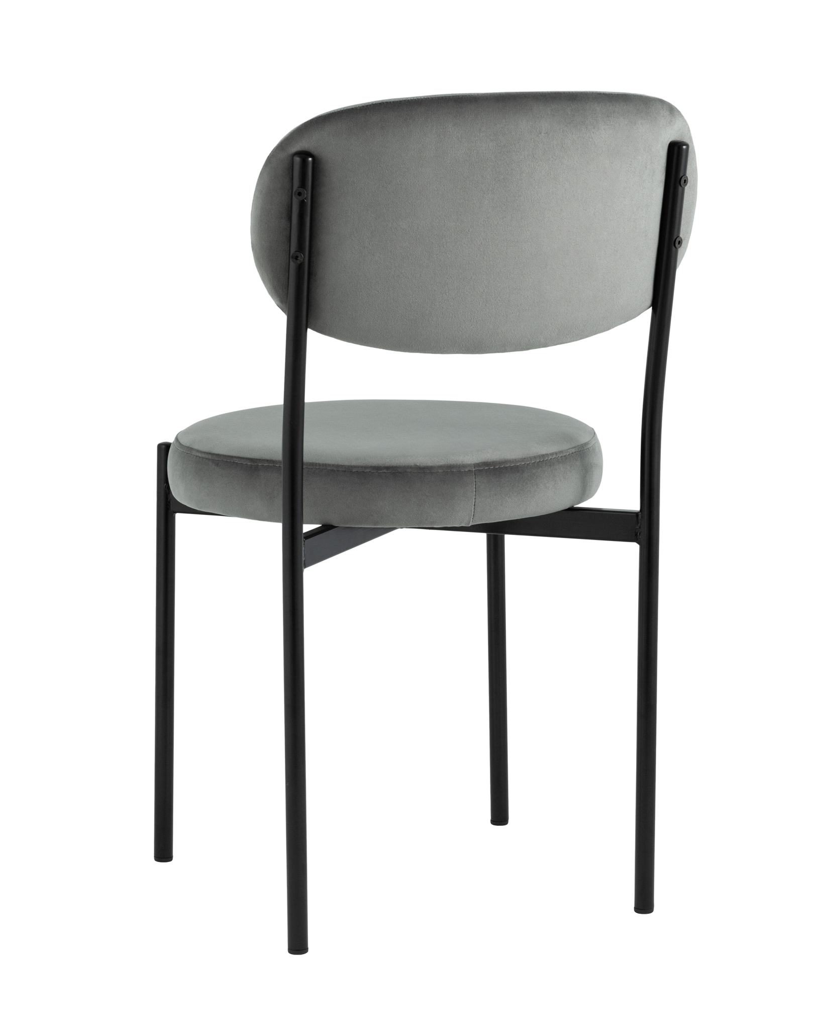 Стул Бриф велюр тёмно-серый Stool Group
