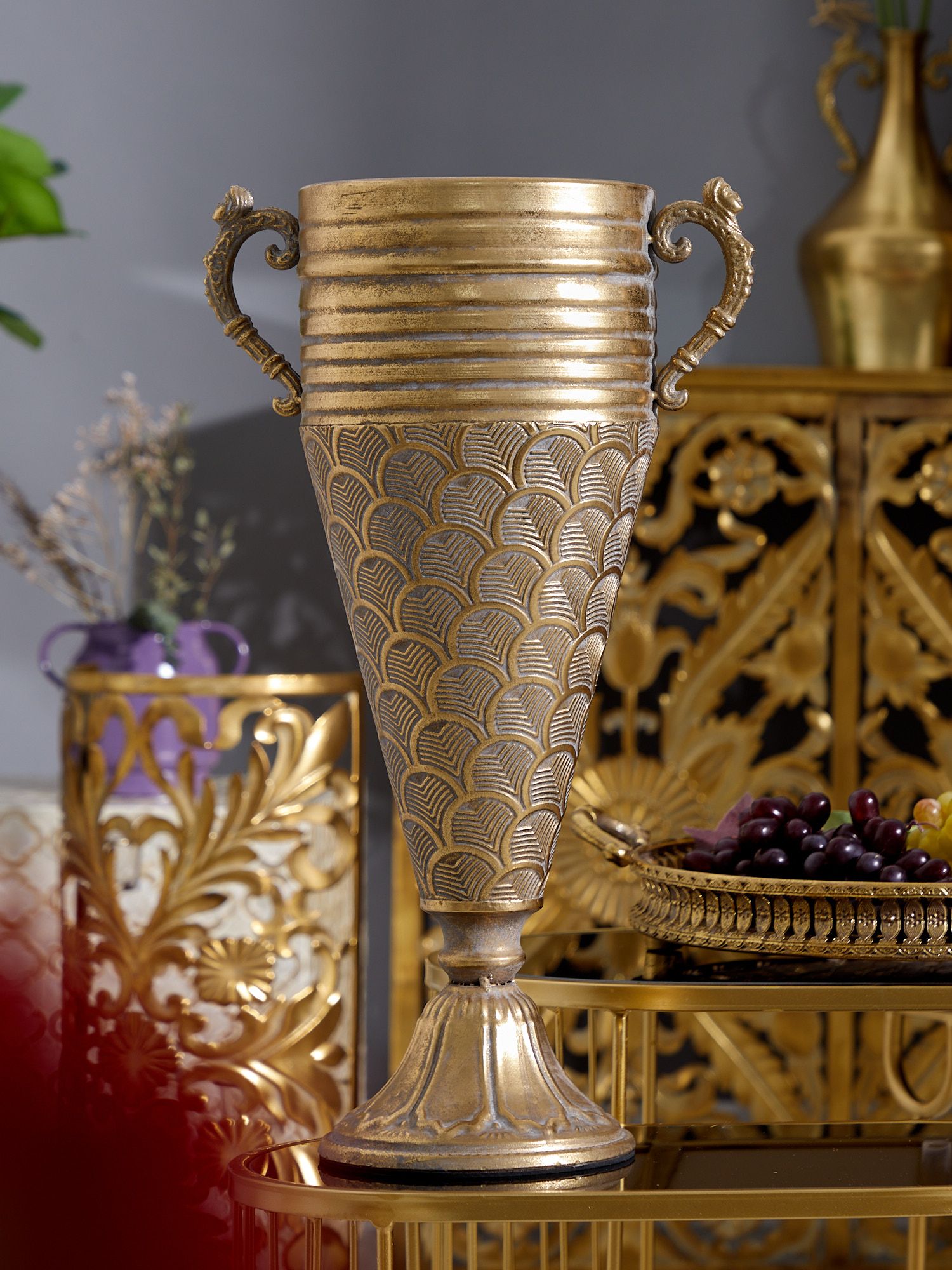 Ваза интерьерная Мадагаскар Glasar 57-434