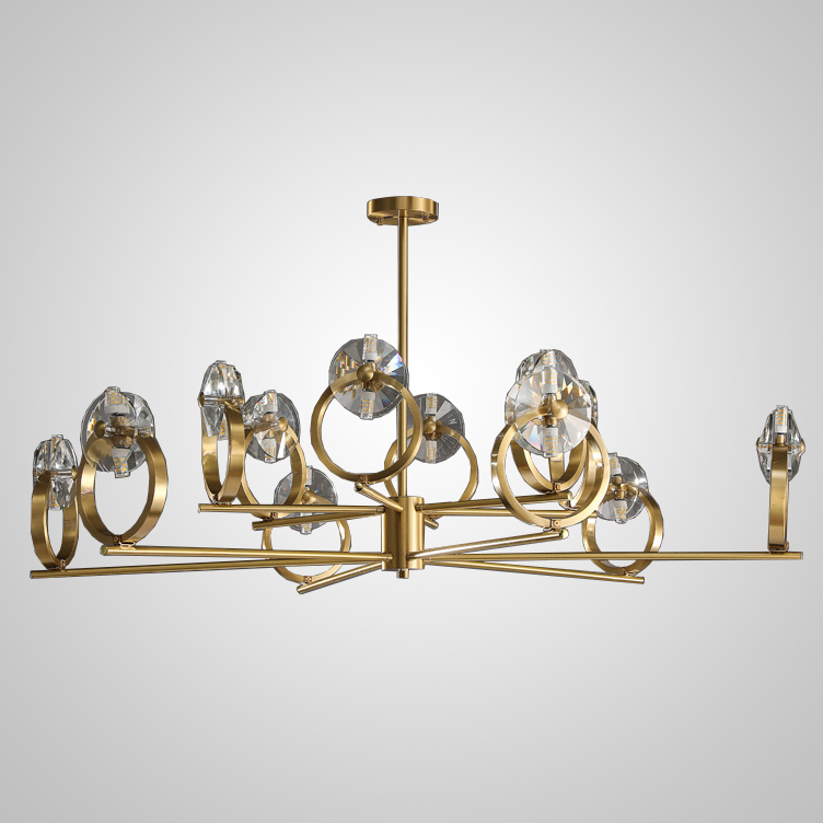 Потолочная люстра ADONICA CH B L24 by ImperiumLoft