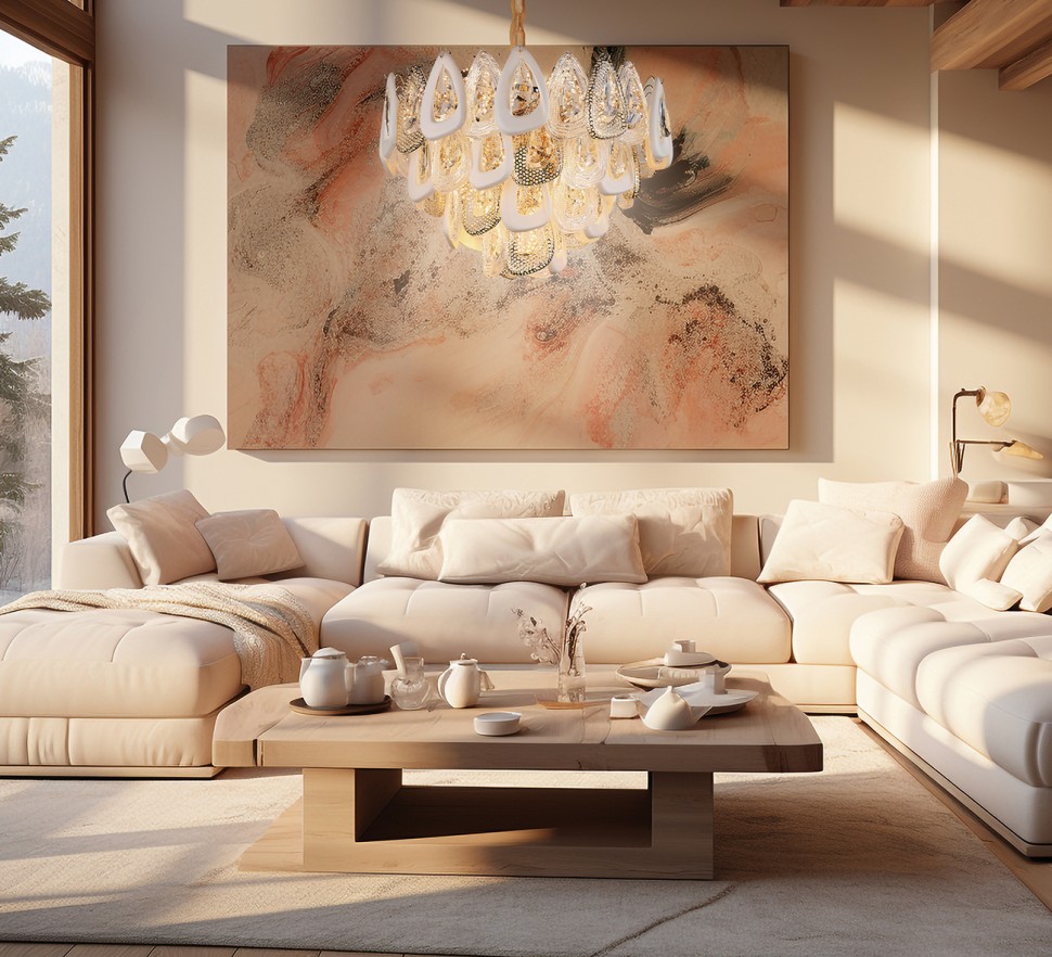 Люстра подвесная Fluorite FL1092-13P