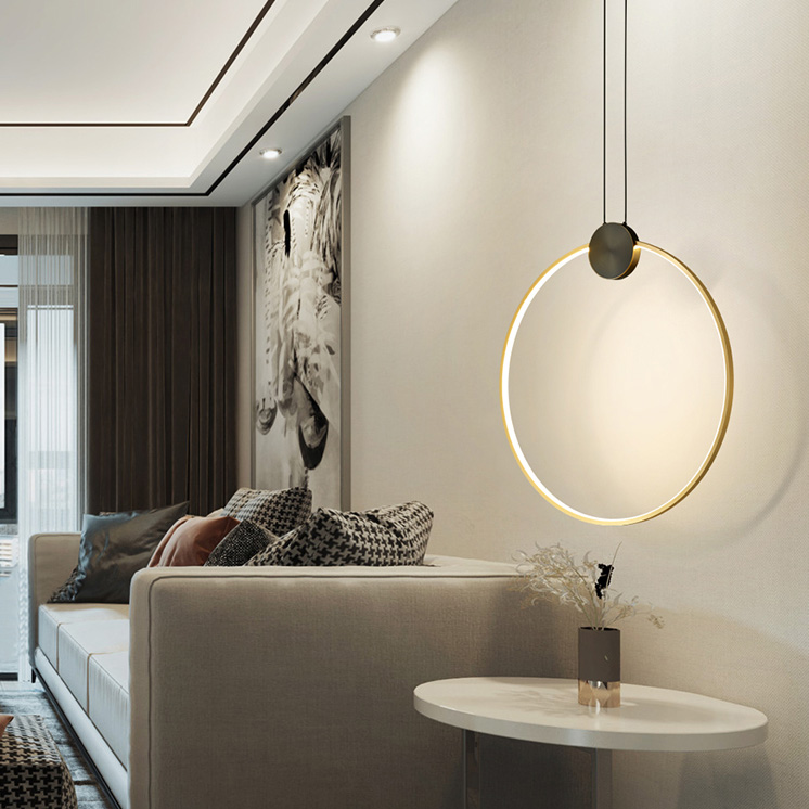 Подвесной светильник WOLKE D20 Black by ImperiumLoft