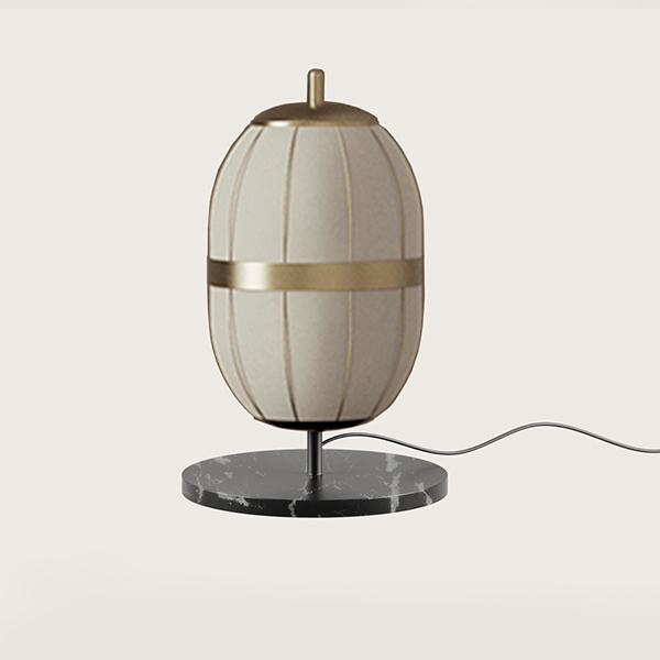 Настольная лампа Pull Matt black/Aged gold Aromas del Campo