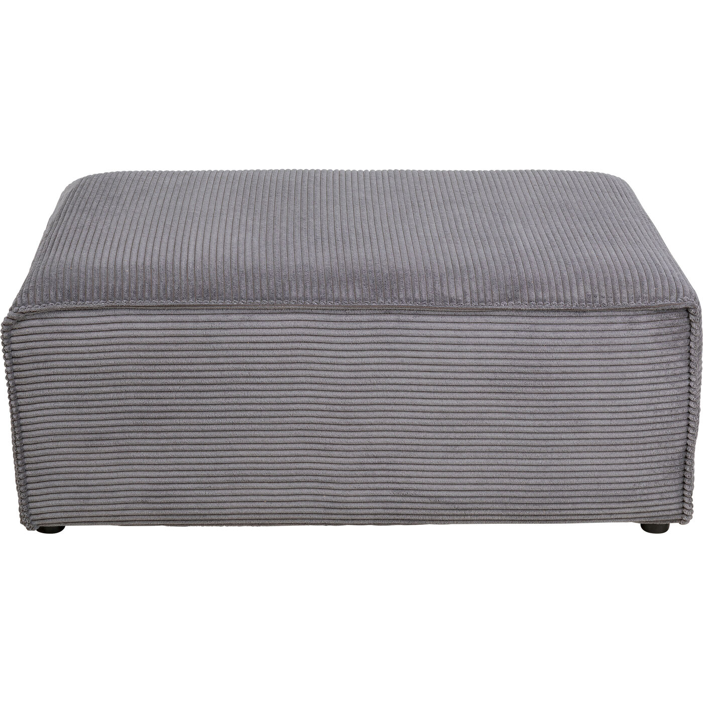 Диван левосторонний угловой Infinity Ottomane Cord Grey Left KARE 87400