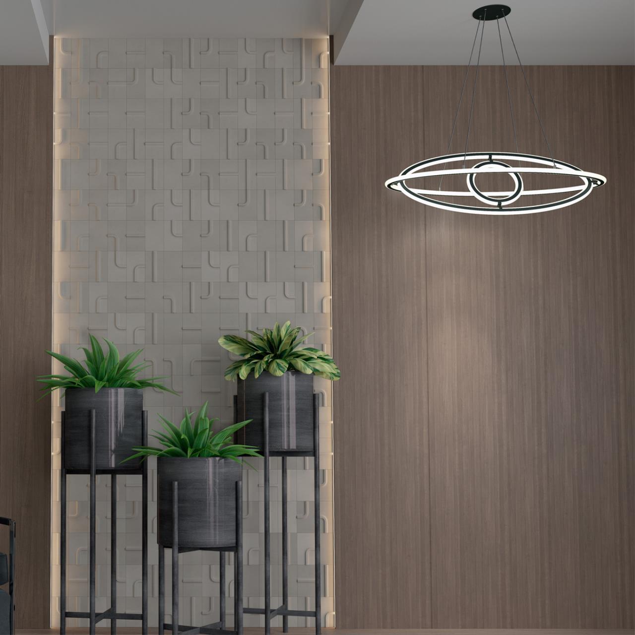 Светильник подвесной светодиодный диммируемый, в комплекте беспроводной пульт ДУ, длина провода 2м Novotech 359181