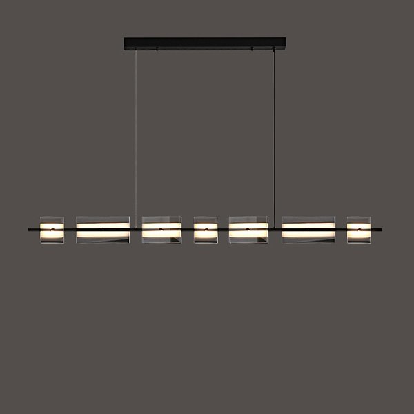 Подвесной светильник BRIAND LONG L130 Black by ImperiumLoft