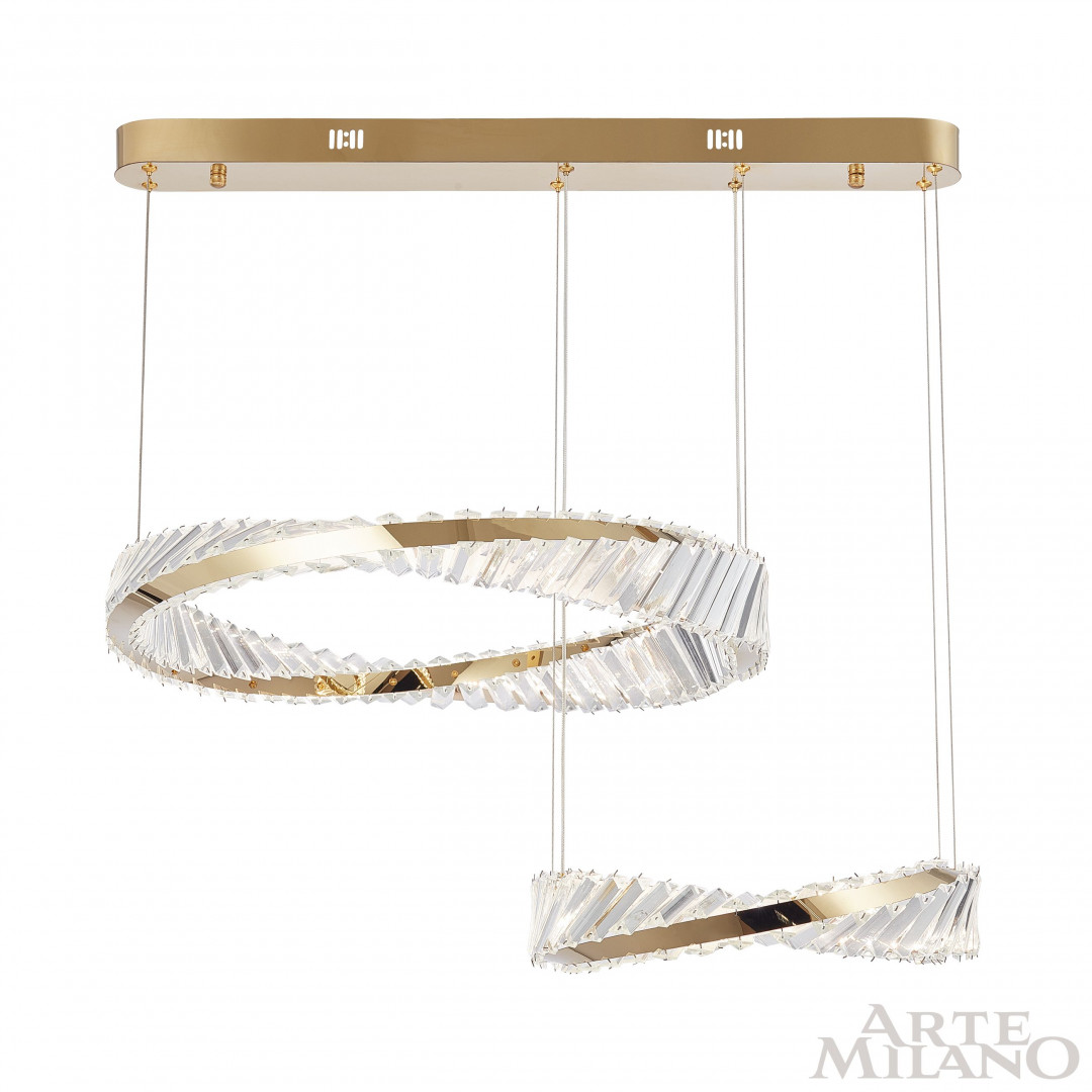 Люстра светодиодная с пультом 318311/D600-D400 GD Arte Milano