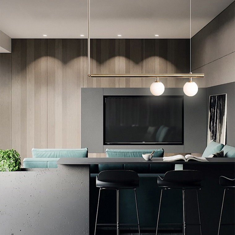 Подвесной светильник BARRA L51 Gold by ImperiumLoft