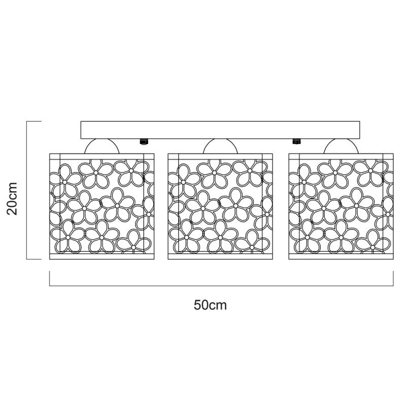 Накладная люстра Arte Lamp A8349PL-5WH